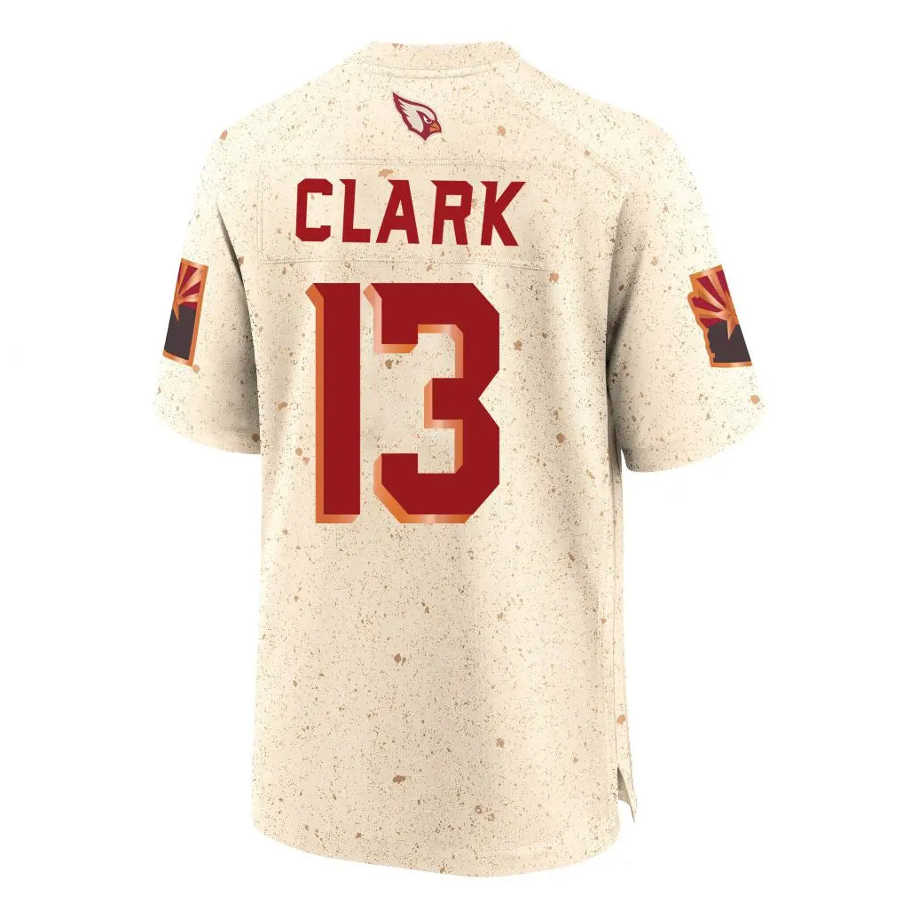 A.Cardinals #13 Kei'Trel Clark Player Cream Rivalries Collection Game ROCER Stitched Jerseys