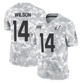 A.Cardinals #14 Michael Wilson Player Camo Salute to Service Limited Home ROCER Stitched Jerseys