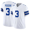 D.Cowboys #3 George Pickens Player White Limited Vapor F.U.S.E. Home Game ROCER Stitched Jerseys