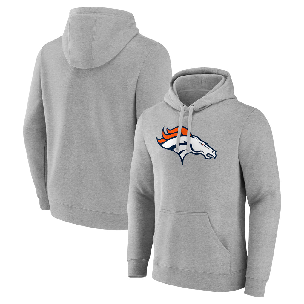 D.Broncos ## Broncos Blank Player Gray Pullover Hoodie Limited ROCER Stitched Jerseys