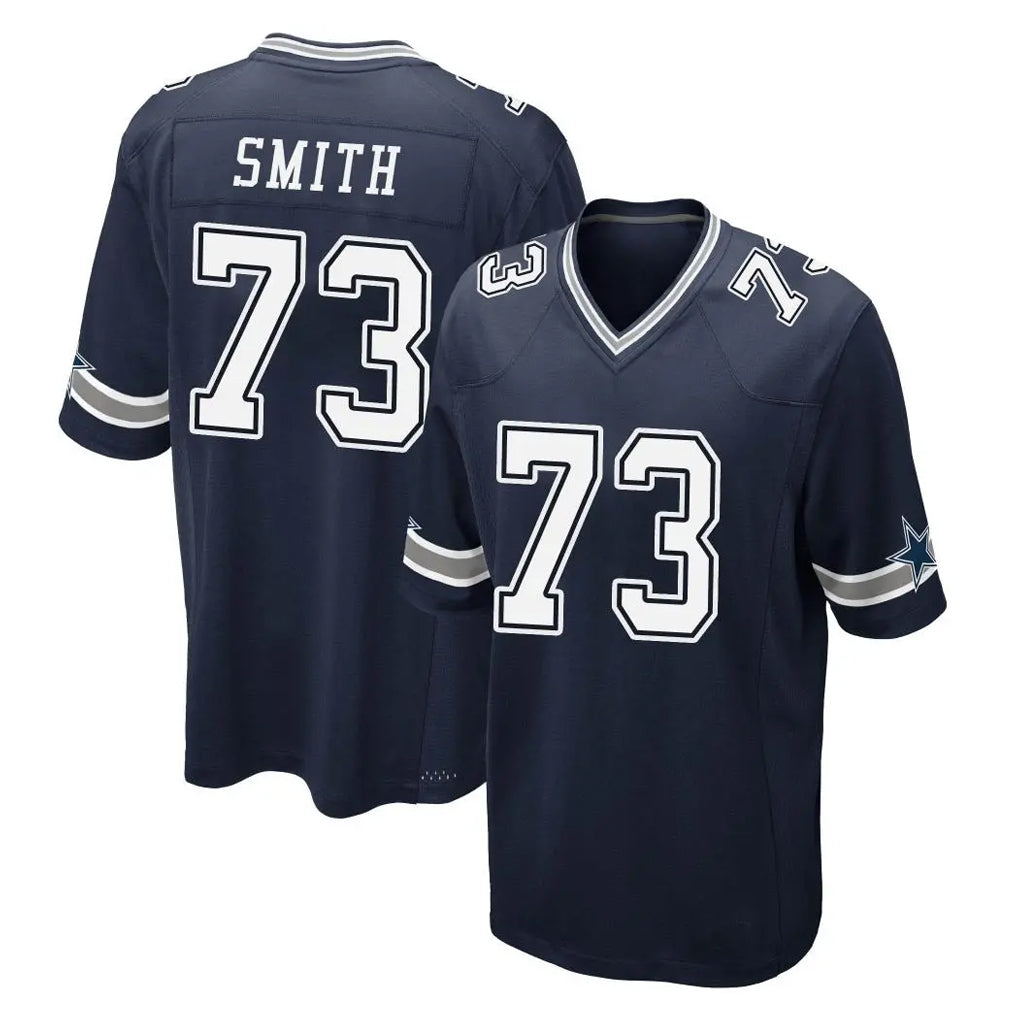 D.Cowboys #73 Tyler Smith Player Navy Home Game ROCER Stitched Jerseys
