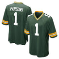GB.Packers #1 Micah Parsons Player Green Home Game ROCER Stitched Jerseys
