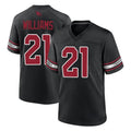 A.Cardinals #21 Garrett Williams Player Black Alternate Game ROCER Stitched Jerseys