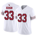 A.Cardinals #33 Trey Benson Player White Vapor F.U.S.E. Limited Home Game ROCER Stitched Jerseyss