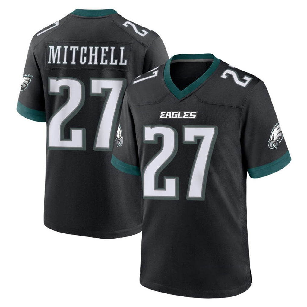 P.Eagles #27 Quinyon Mitchell Player Black Game Home ROCER Stitched Jerseys