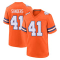 D.Broncos #41 Drew Sanders Player Orange Alternate Collection Throwback Game Ddoa Stitched Jerseys