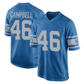 D.Lions #46 Jack Campbell Player Blue Vapor Untouchable Throwback Game ROCER Stitched Jerseys