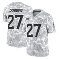 D.Broncos #27 J.K. Dobbins Player Arctic Camo Salute To Service Limited ROCER Stitched Jerseys