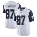 D.Cowboys #87 Jake Ferguson Player White-Navy Limited Color Rush Vapor Untouchable Home Game ROCER Stitched Jerseys