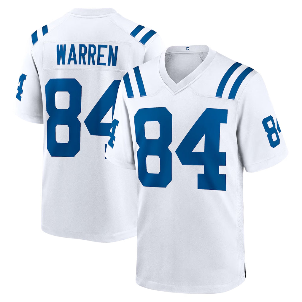 IN.Colts #84 Tyler Warren Player White Home Game ROCER Stitched Jerseys