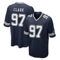 D.Cowboys #97 Kenny Clark Player Navy Home Game ROCER Stitched Jerseys