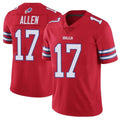 B.Bills #17 Josh Allen Player Red Vapor Untouchable Limited Home Game ROCER Stitched Jerseys