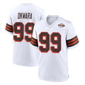 C.Browns #99 Julian Okwara Player White Alternate Home Game ROCER Stitched Jerseys