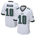 P.Eagles #10 Braden Mann Player White Home Game ROCER Stitched Jerseys