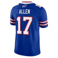 B.Bills #17 Josh Allen Player Royal Vapor F.U.S.E. Limited ROCER Stitched Jerseys