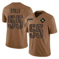 A.Cardinals #55 Dante Stills Player Brown Limited Salute To Service Game ROCER Stitched Jerseys