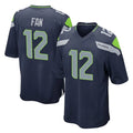 S.Seahawks #12 12th Fan Player Navy Home Game ROCER Stitched Jerseys