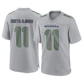 S.Seahawks #11 Jaxon Smith-Njigba Player Gray Atmosphere Fashion Home Game ROCER Stitched Jerseys