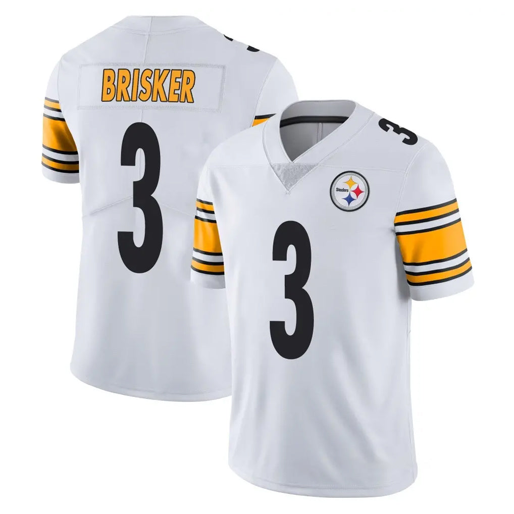 P.Steelers #3 Jaquan Brisker Player White Limited Vapor Untouchable Home Game ROCER Stitched Jerseys