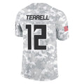 A.Falcons #12 Avieon Terrell Player Arctic Camo Salute to Service Limited ROCER Stitched Jerseys