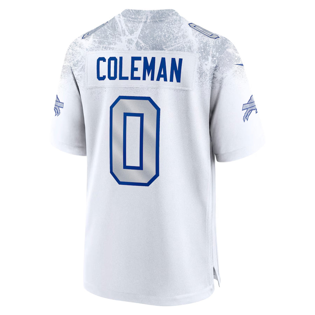 B.Bills #0 Keon Coleman Player White Rivalries Collection Game ROCER Stitched Jerseys
