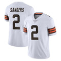 C.Browns #2 Shedeur Sanders Player White Vapor Untouchable Limited Home Game ROCER Stitched Jerseys
