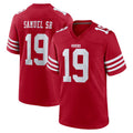 SF.49ers #19 Deebo Samuel Sr. Player Red Game Home ROCER Stitched Jerseys