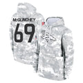 D.Broncos #69 Mike McGlinchey Player Arctic Camo Salute to Service Hoodies Limited Game ROCER Stitched Jerseys