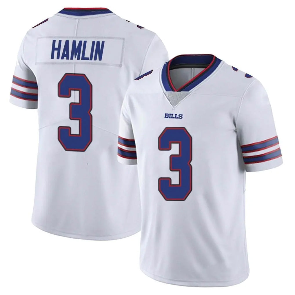 B.Bills #3 Damar Hamlin Player White Vapor Untouchable Limited ROCER Stitched Jerseys