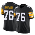 P.Steelers #76 Troy Fautanu Player Black Limited Alternate Vapor F.U.S.E. Home Game ROCER Stitched Jerseys