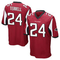 A.Falcons #24 A.J. Terrell Jr. Player Red Color Vapor Home Game ROCER Stitched Jerseys