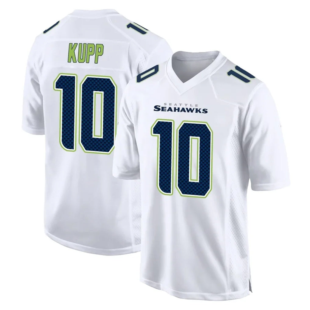 S.Seahawks #10 Cooper Kupp Player White Tundra Fashion Home Game ROCER Stitched Jerseys