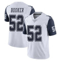 D.Cowboys #52 Tyler Booker Player White-Navy Limited Color Rush Vapor Untouchable Home Game ROCER Stitched Jerseys