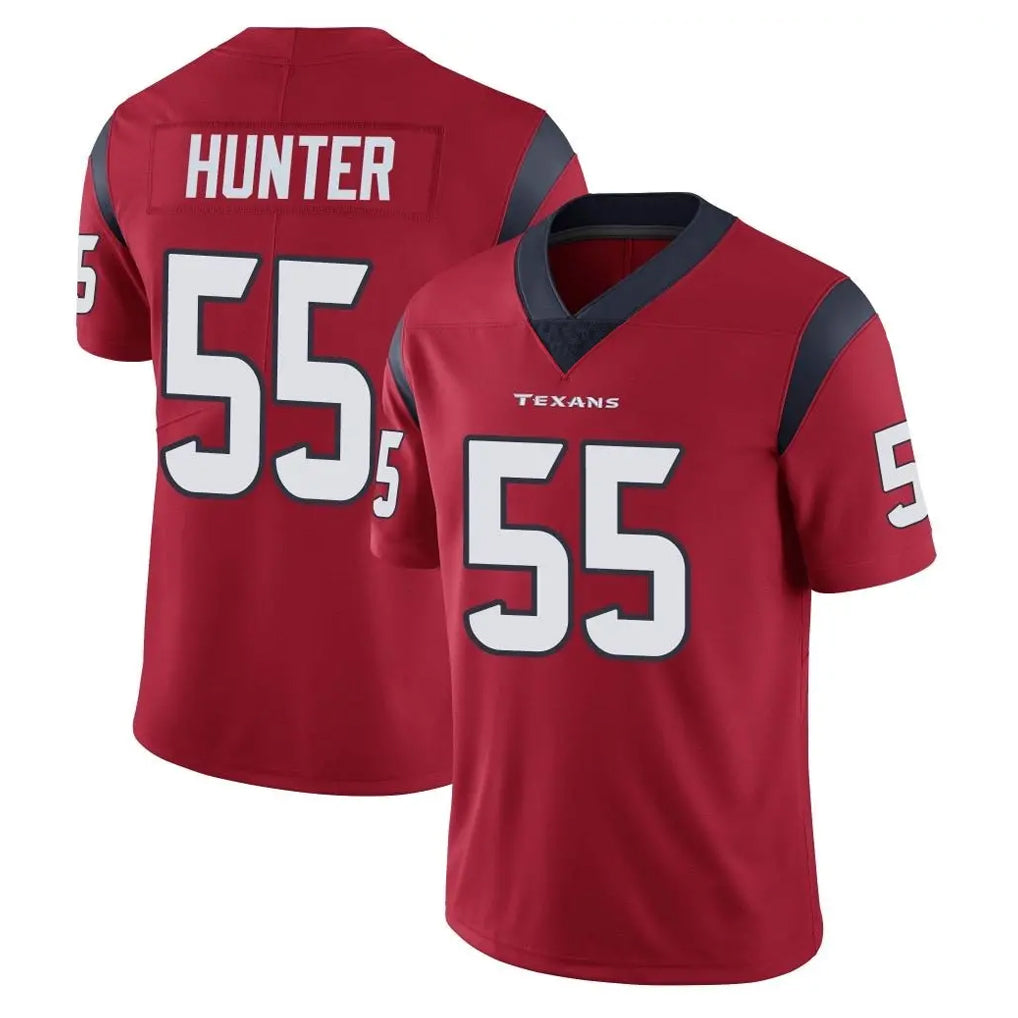 H.Texans #55 Danielle Hunter Player Red Limited Vapor Untouchable Home Game ROCER Stitched Jerseys