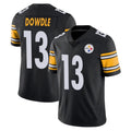 P.Steelers #13 Rico Dowdle Player Black Limited Vapor Untouchable Home Game ROCER Stitched Jerseys