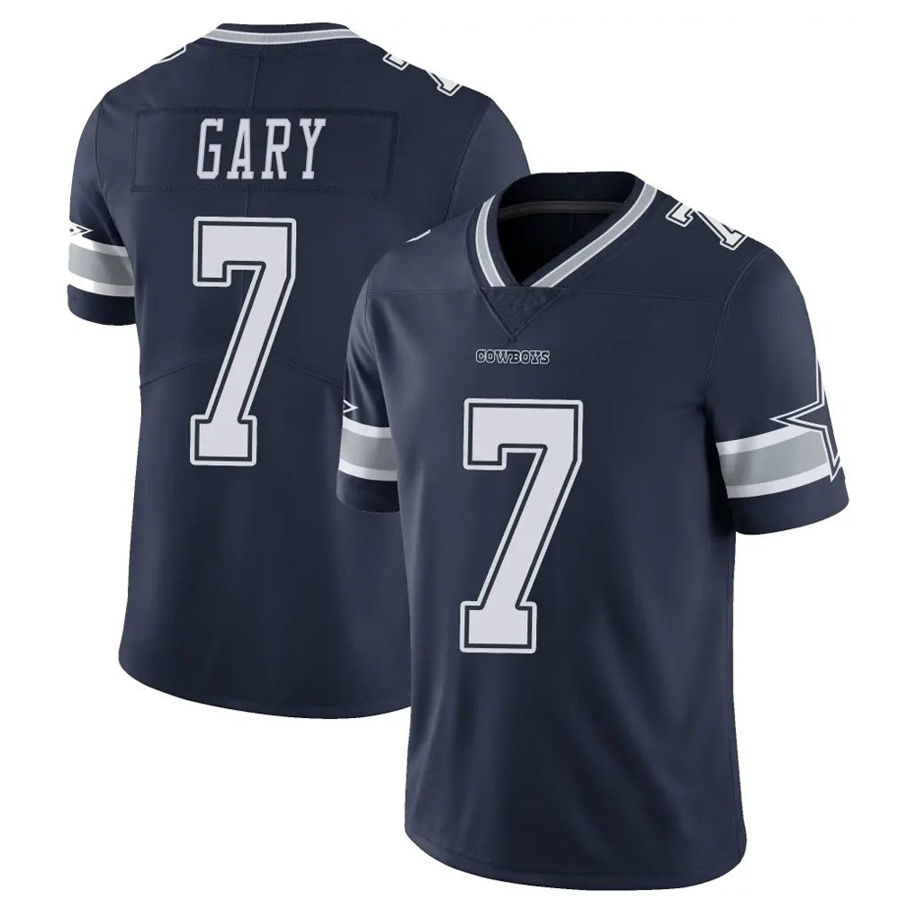 D.Cowboys #7 Rashan Gary Player Navy Vapor Untouchable Limited Home Game ROCER Stitched Jerseys