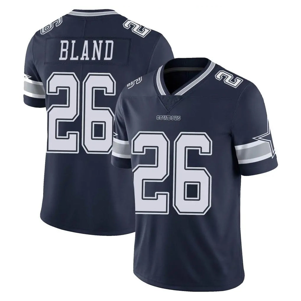 D.Cowboys #26 DaRon Bland Player Navy Vapor Untouchable Limited Home Game ROCER Stitched Jerseys