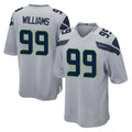 S.Seahawks #99 Leonard Williams Player Gray Home Game ROCER Stitched Jerseys