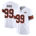 C.Browns #99 Julian Okwara Player White Limited  Vapor 1946 Collection Alternate Game ROCER Stitched Jerseys