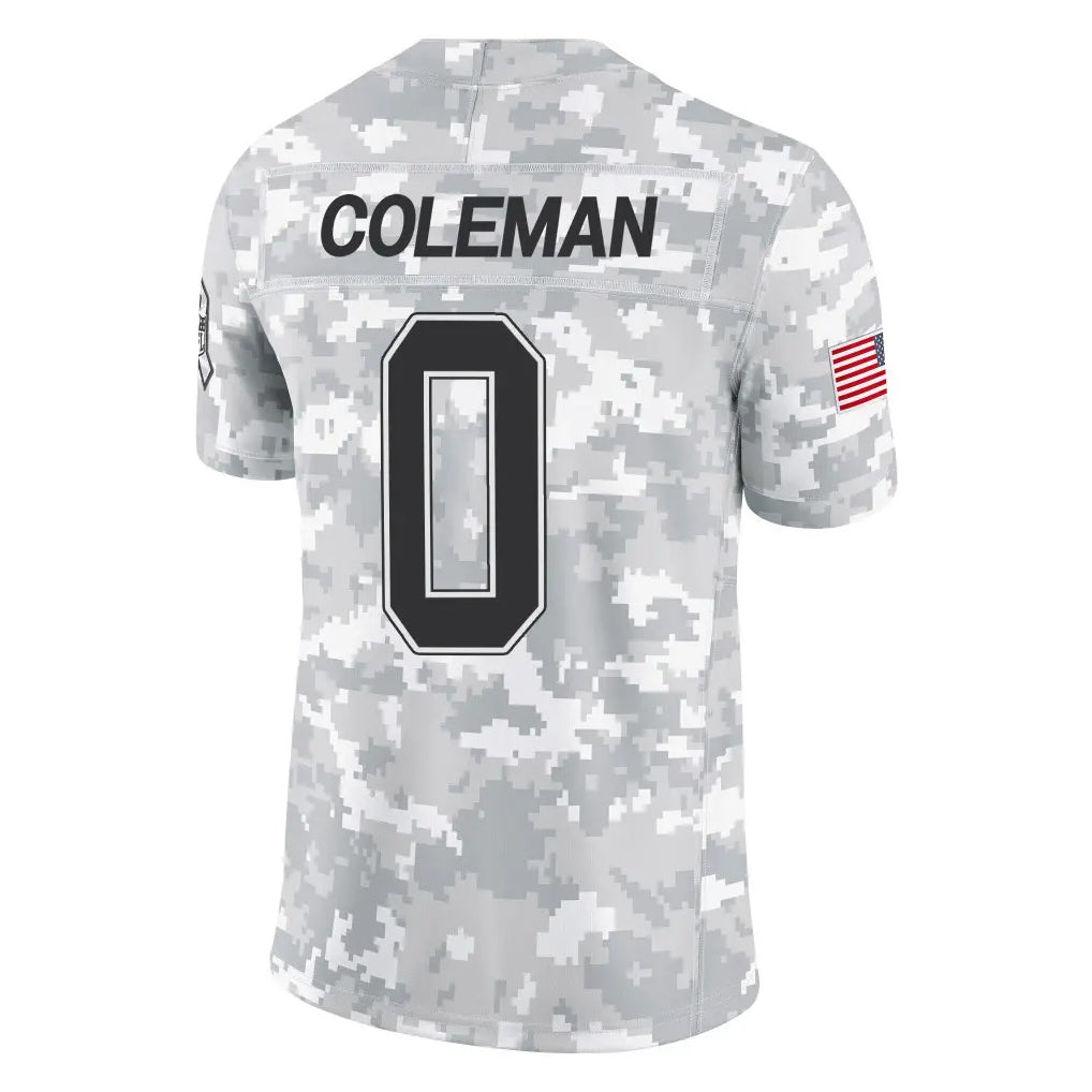 B.Bills #0 Keon Coleman Player Arctic Camo Salute to Service Limited ROCER Stitched Jerseys