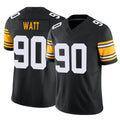 P.Steelers #90 T.J. Watt Player Black Limited Alternate Vapor F.U.S.E. Home Game ROCER Stitched Jerseys