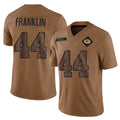GB.Packers #44 Zaire Franklin Player Brown Salute To Service Limited ROCER Stitched Jerseys