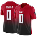 A.Falcons #0 Divine Deablo Player Red Vapor F.U.S.E. Limited Home Game ROCER Stitched Jerseys