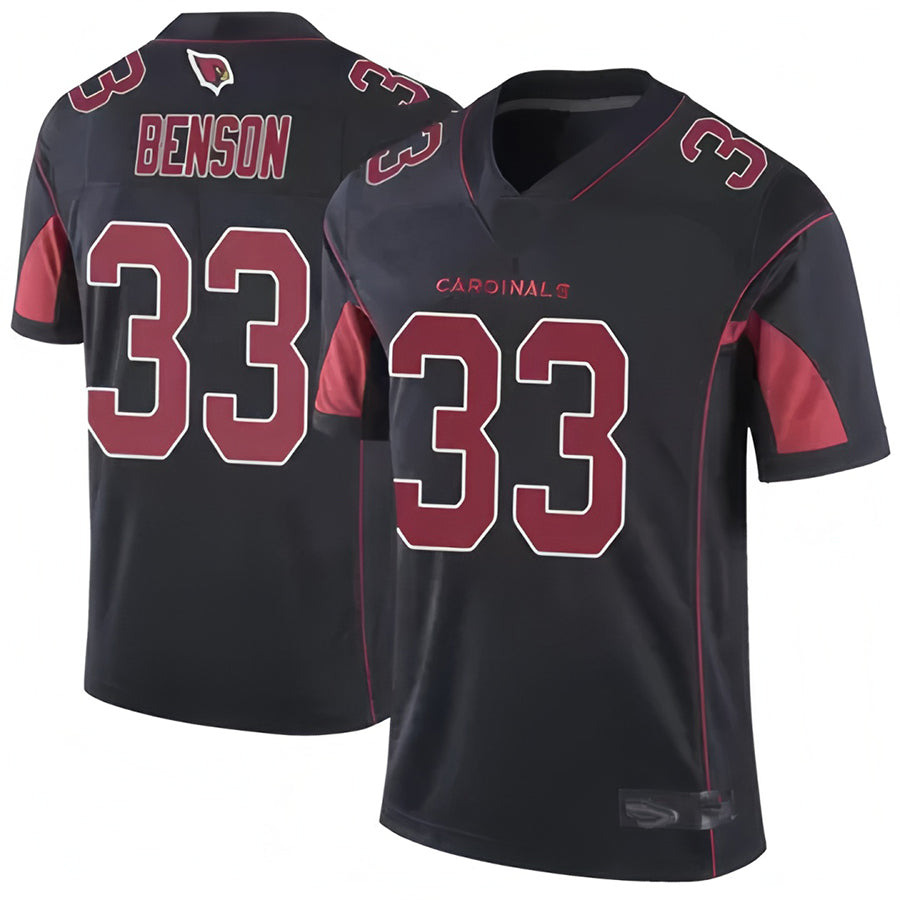 A.Cardinals #33 Trey Benson Player Black Vapor Limited Elite ROCER Stitched Jerseys