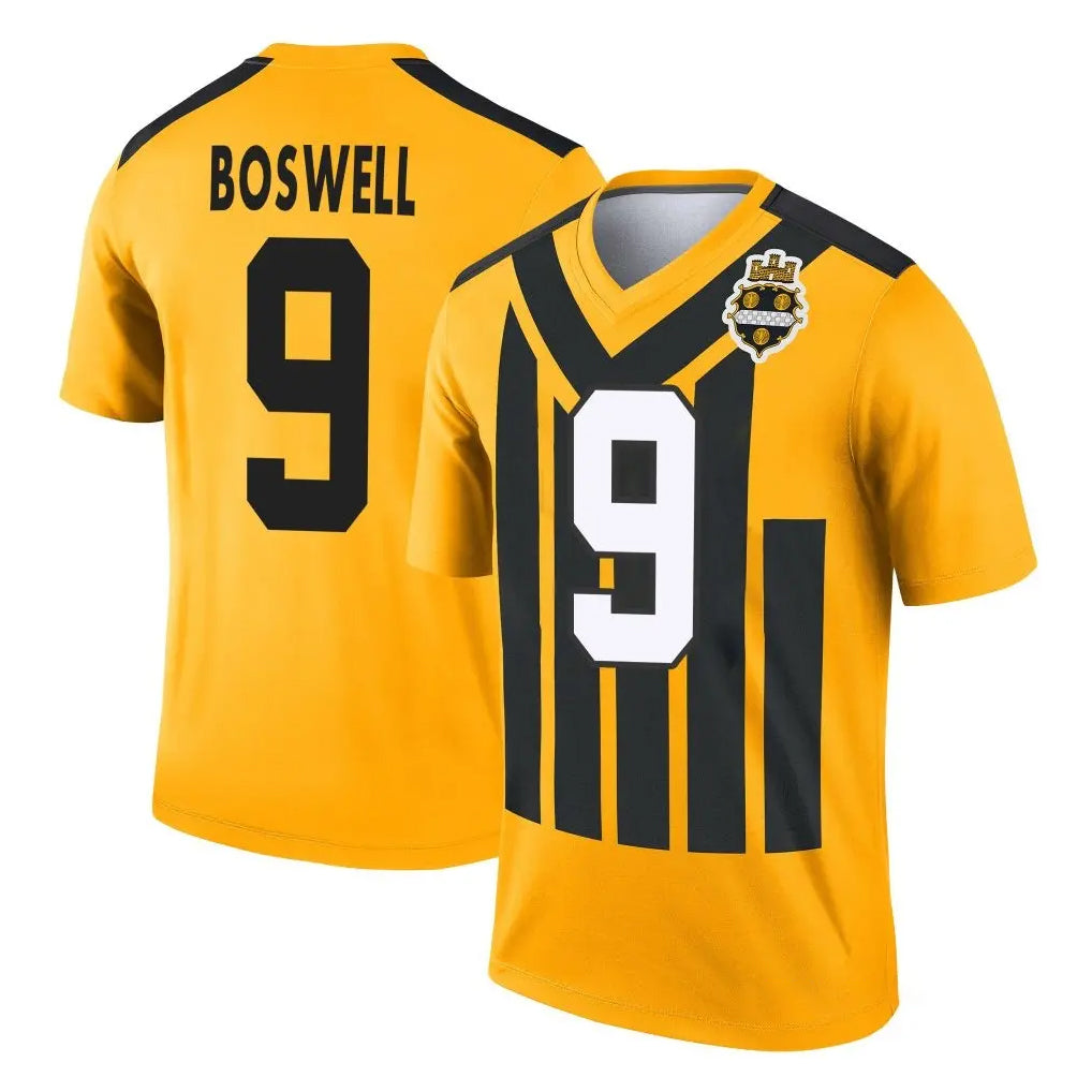 P.Steelers #9 Chris Boswell Player Gold Legend Limited 1933 Throwback Performance Home Game ROCER Stitched Jerseys