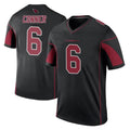 A.Cardinals #6 James Conner Player Black Color Rush Vapor Limited Untouchable ROCER Stitched Jerseys