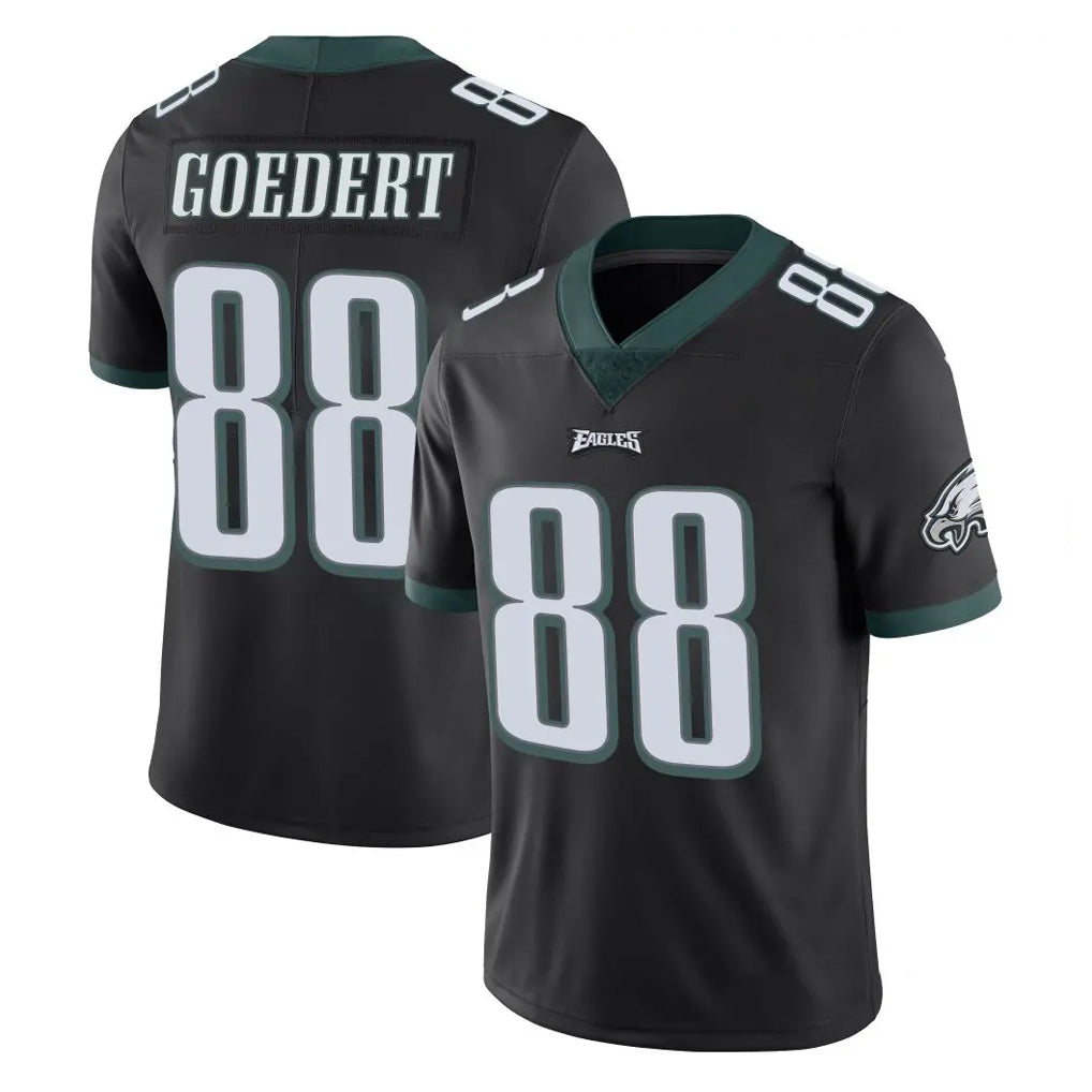 P.Eagles #88 Dallas Goedert Player Black Limited Vapor Untouchable Home Game ROCER Stitched Jerseys