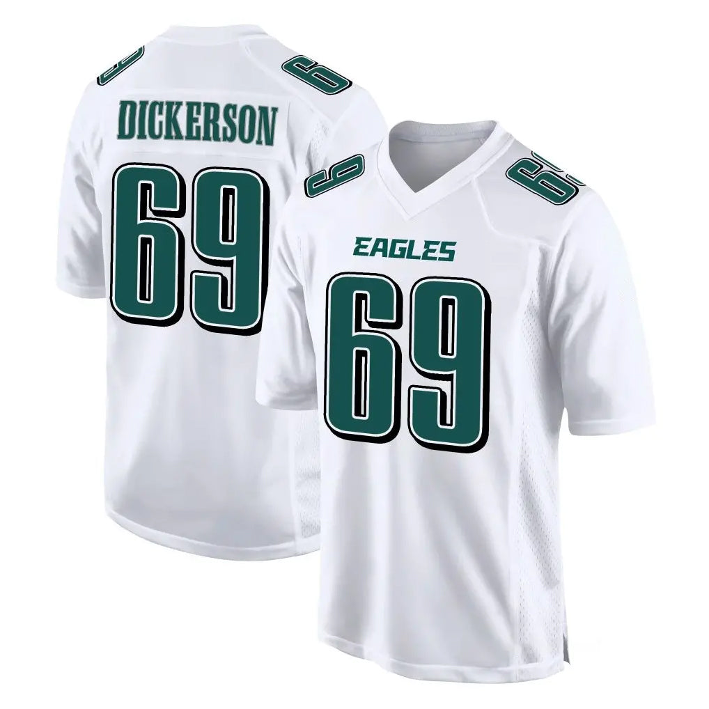 P.Eagles #69 Landon Dickerson Player White Tundra Fashion Home Game ROCER Stitched Jerseys