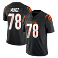 C.Bengals #78 Anthony Munoz Player Black Vapor Untouchable Limited Home Game ROCER Stitched Jerseys