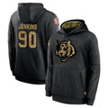 C.Bengals #90 Kris Jenkins Jr Player Black Salute to Service Pullover Hoodies Limited ROCER Stitched Jerseys